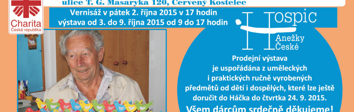 Prodejní výstava Šikovné ruce pro hospic