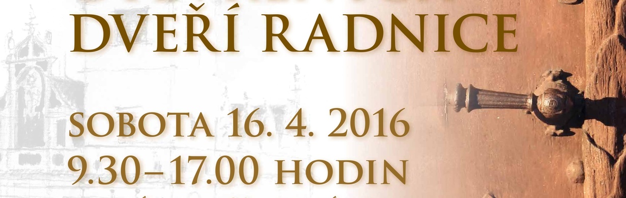 DEN OTEVŘENÝCH DVEŘÍ NOVÉ RADNICE