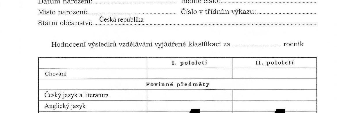 ZA JEDNIČKY NA VYSVĚDČENÍ ZDARMA DO PEVNOSTI DOBROŠOV