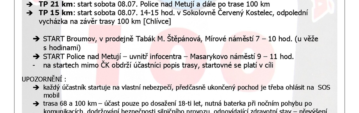 Červenokostelecká 100 (28. ročník)
