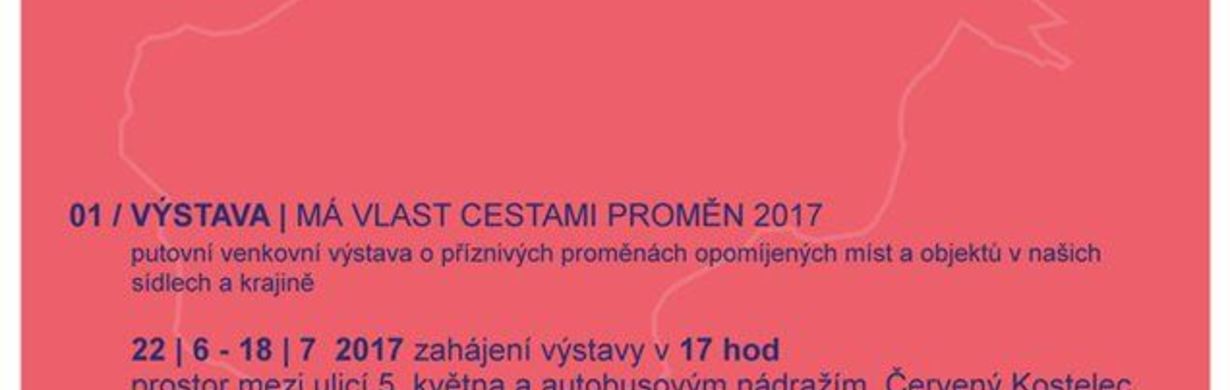 Venkovní výstava Má vlast cestami proměn poprvé v Červeném Kostelci