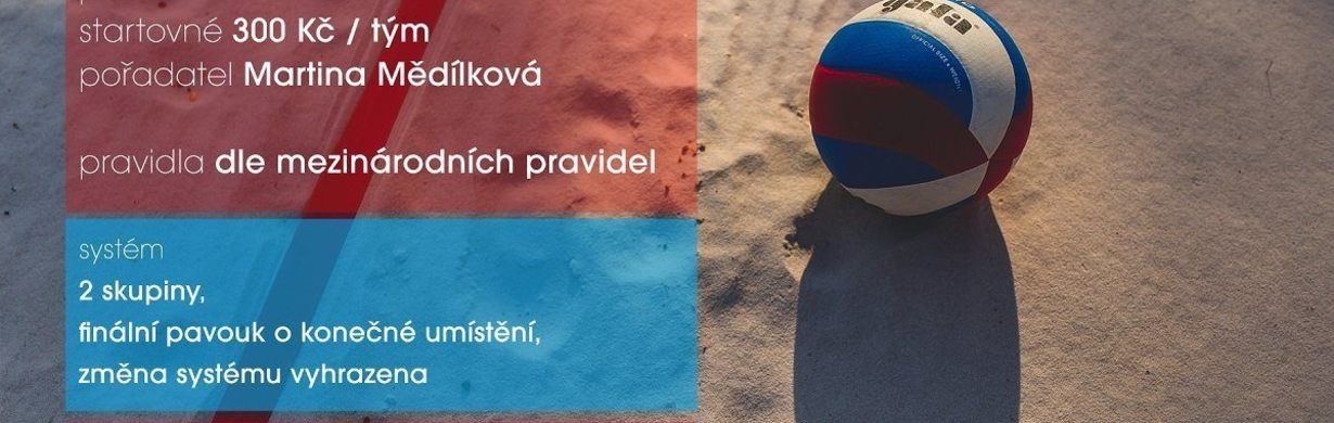 Beach turnaj mixů 24. 6.