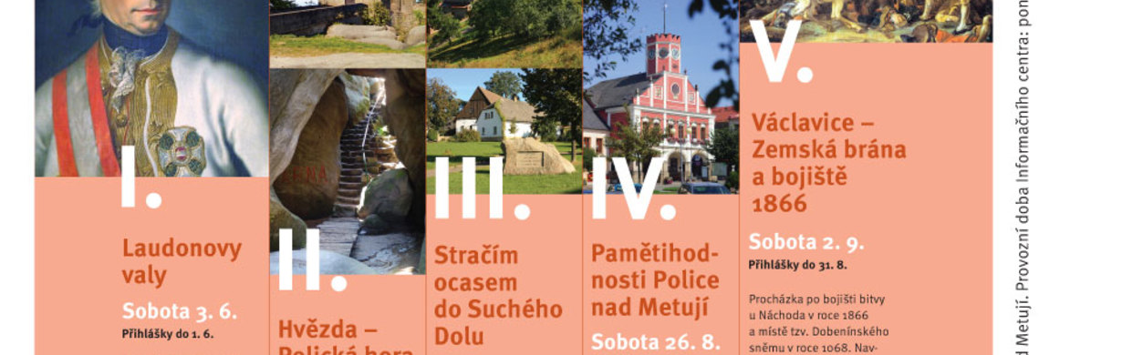 Vycházky Polickem V. - Václavice - Zemská brána a bojiště 1866