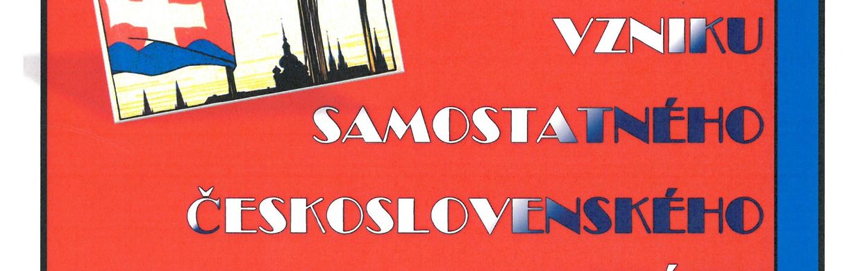99. výročí vzniku samostatného československého státu Hronov