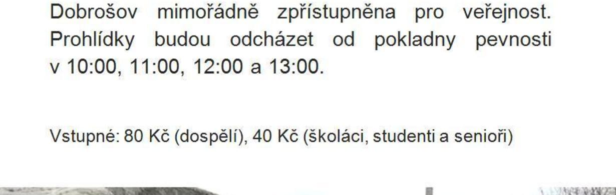 Na státní svátek pevnost otevřena
