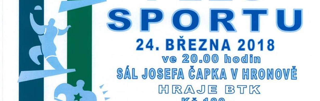 Ples sportu v Hronově