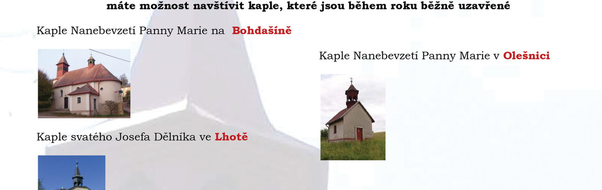 Den otevřených kapliček