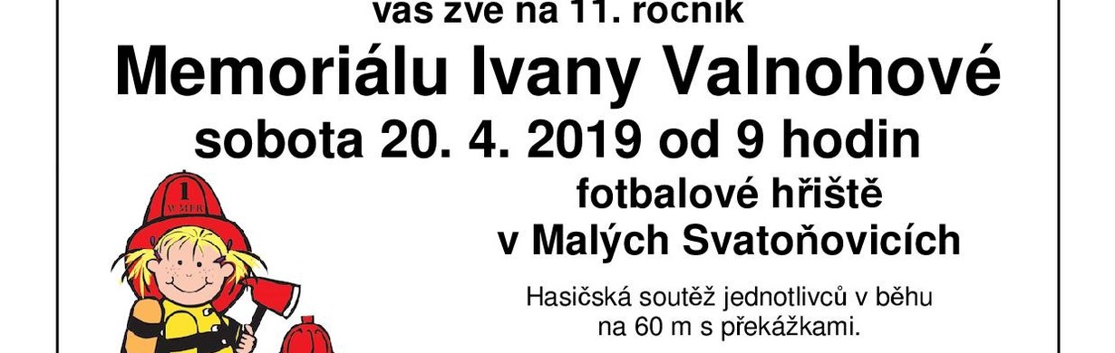 MEMORIÁL IVANY VALNOHOVÉ