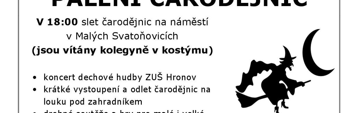 PÁLENÍ ČARODĚJNIC