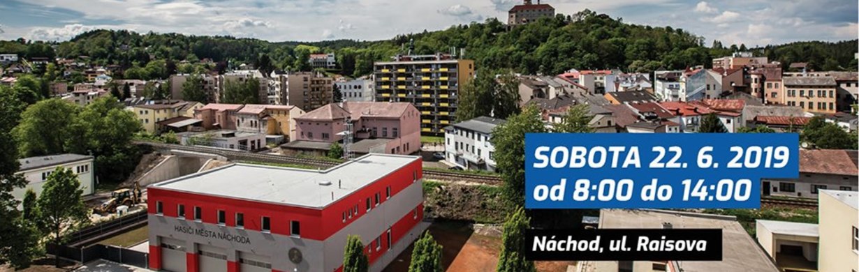 Den otevřených dveří v nové hasičské zbrojnici v Náchodě