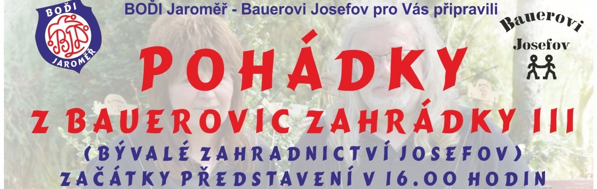 Pohádky z Bauerovic zahrádky III