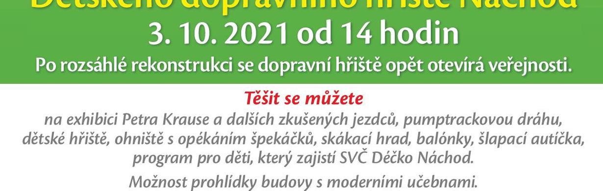 Slavnostní otevření dopravního hřiště