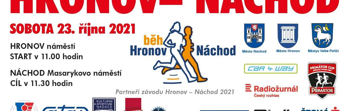 Silniční běh Hronov  - Náchod