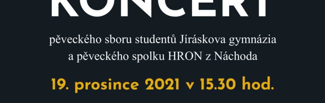 Vánoční koncert pěveckého sboru Hron