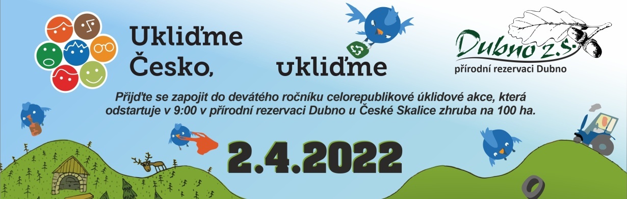 UKLIĎME SVĚT UKLIĎME ČESKO „UKLIĎME DUBNO“