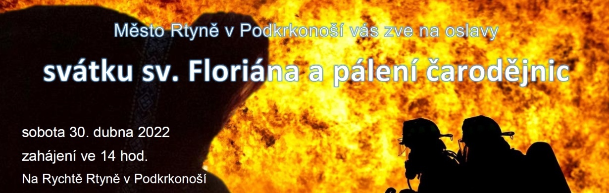Pálení čarodějnic ve Rtyni v Podkrkonoší