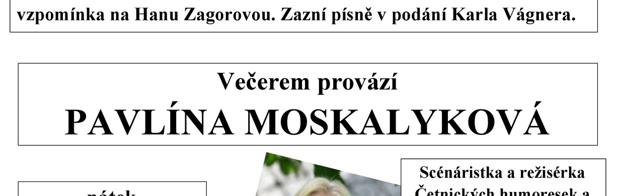 Karel VÁGNER - zábavný večer