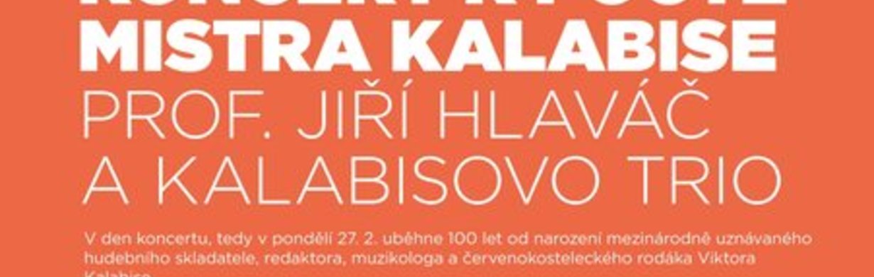Koncert k poctě Mistra Kalabise