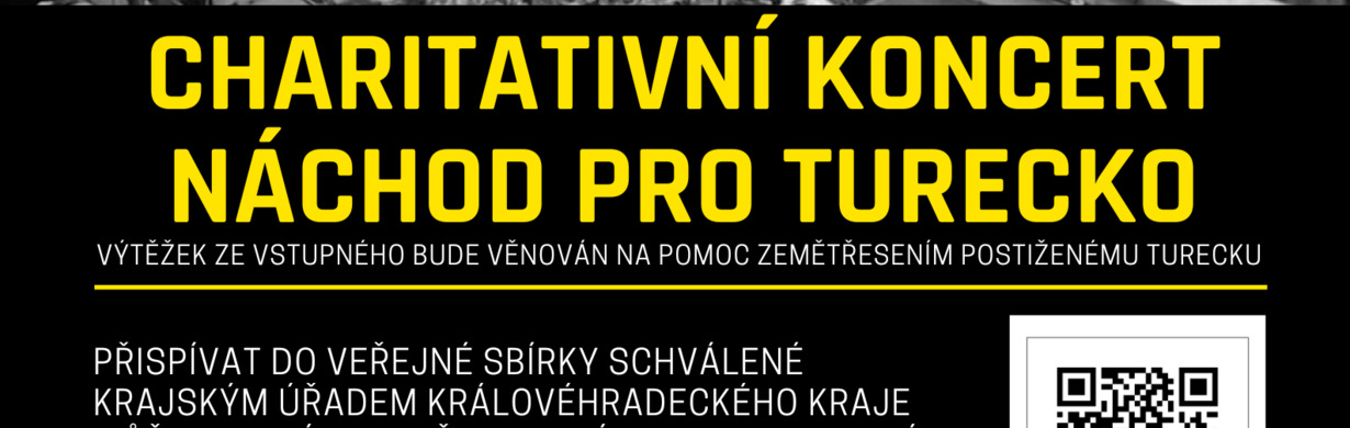Charitativní koncert Náchod pro Turecko