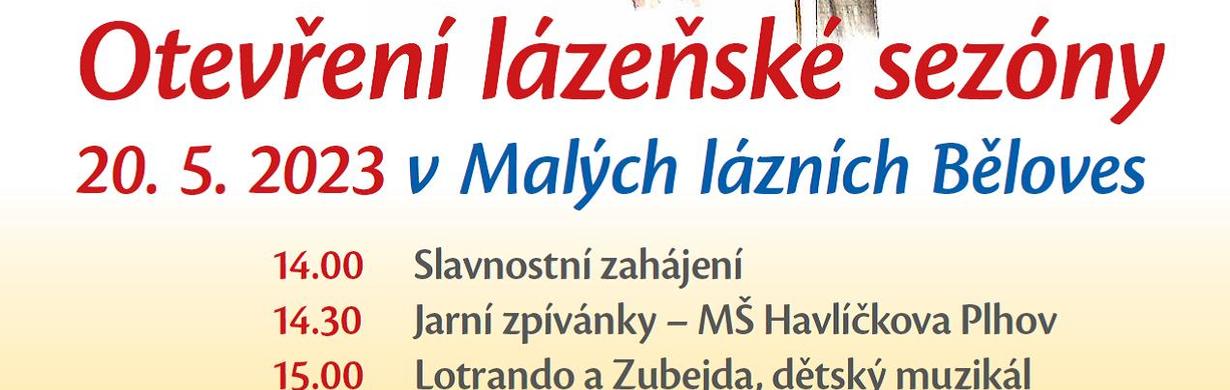 Otevření lázeňské sezóny