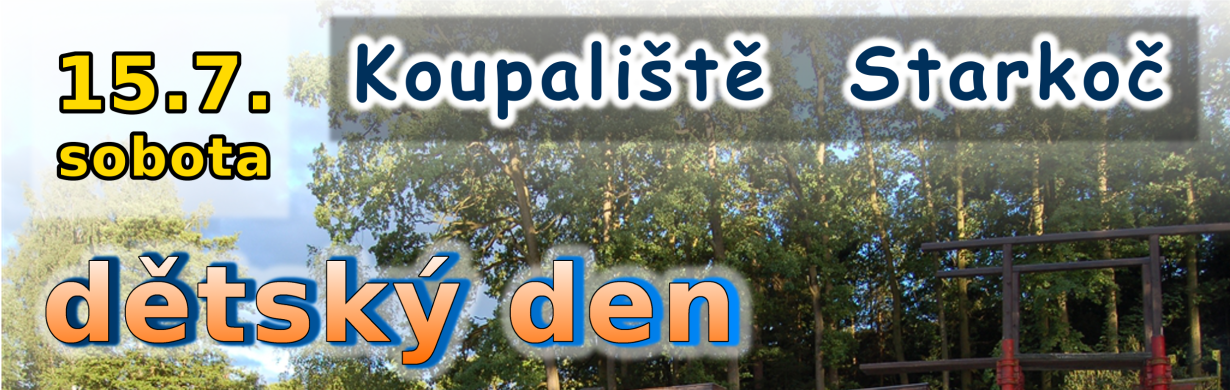 Dětský den na koupališti Starkoč