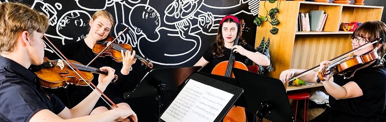 Smyčcové kvarteto Novoměstské filharmonie