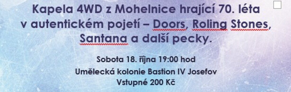 Koncert 4WD - Rozloučení s prázdninami