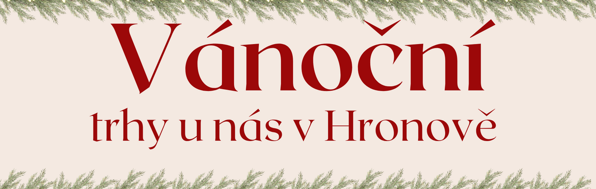 Vánoční trhy u nás v Hronově