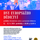 Dny evropského dědictví 2026