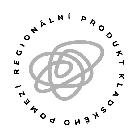 Kladské pomezí regionální produkt: pečeť pozitiv greyscale