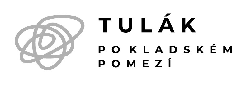 Kladské pomezí tulák: logo pozitiv greyscale