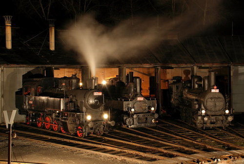 Eisenbahnmuseum und Lokomotivschuppen Jaroměř