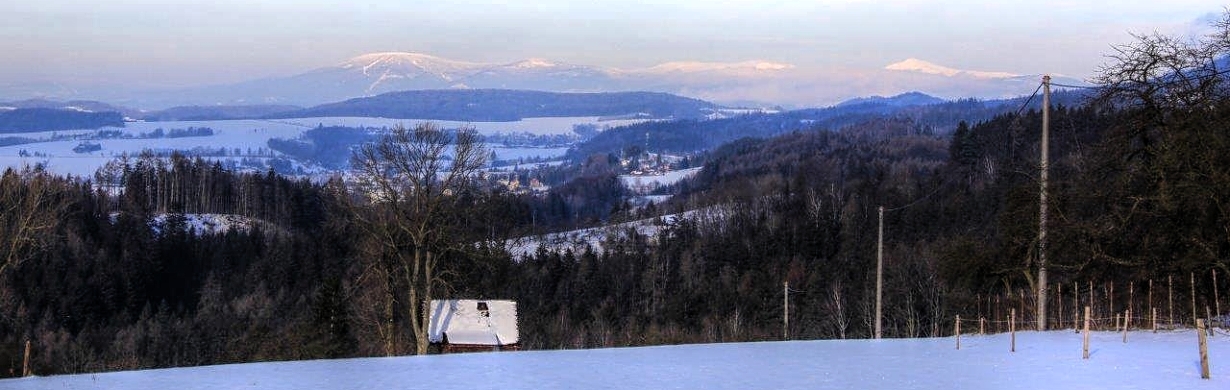 Čtvrteční sněhové zpravodajství z Jestřebích hor