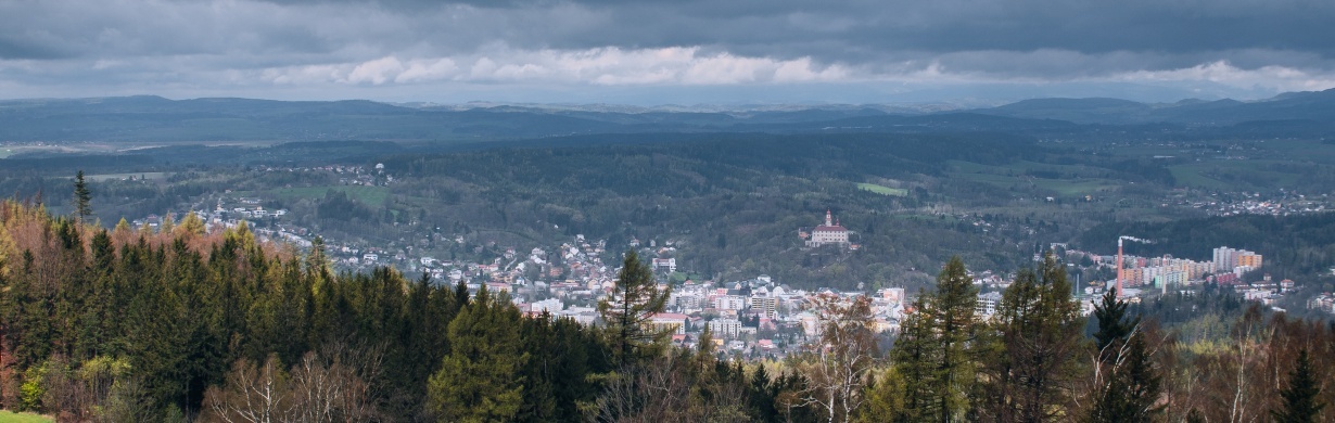 Romantická turistická chata s nádherným výhledem do kraje