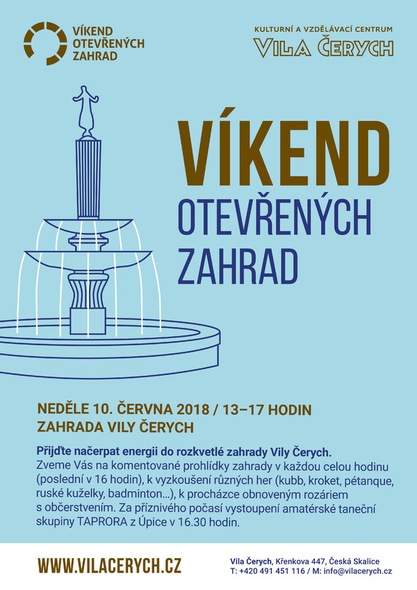 Víkend otevřených zahrad