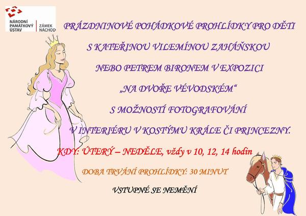 PRÁZDNINOVÉ POHÁDKOVÉ PROHLÍDKY PRO DĚTI