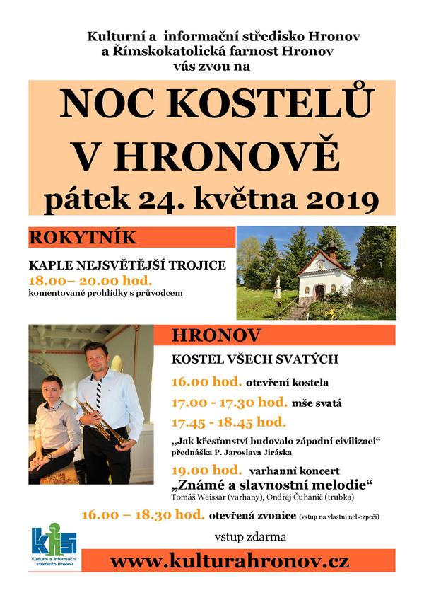 Noc kostelů v Hronově