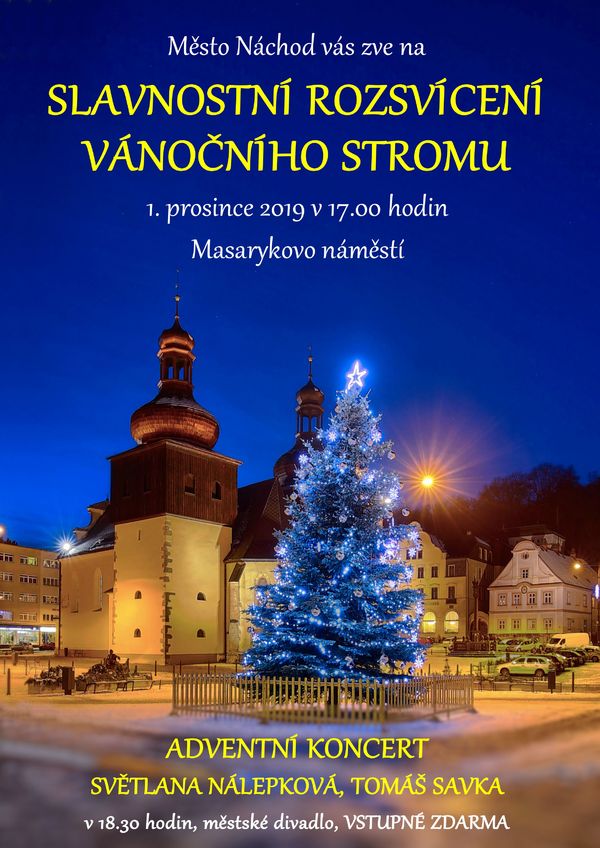 Slavnostní rozsvícení vánočního stromu