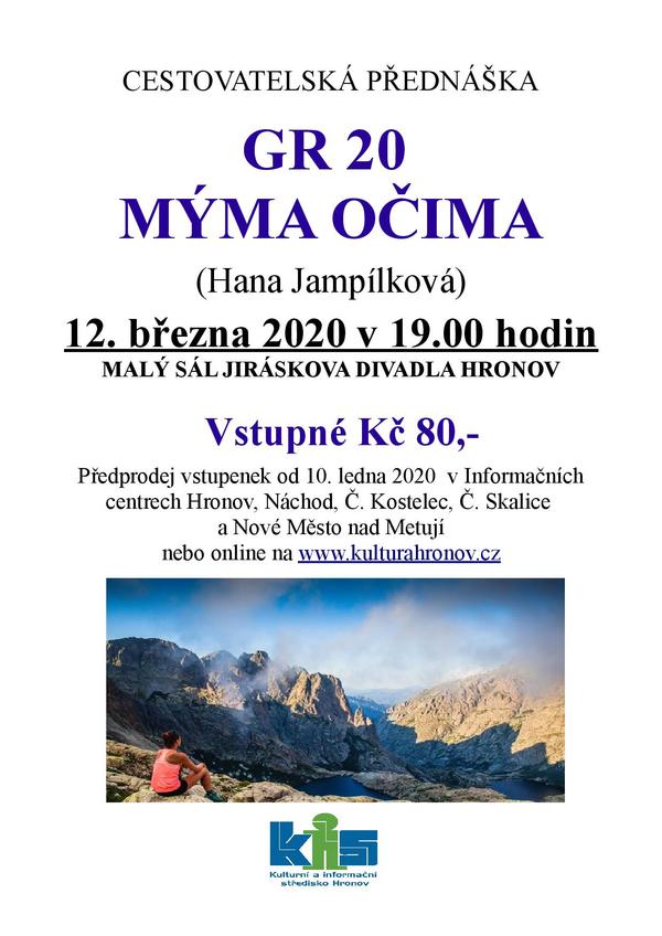 GR 20 MÝMA OČIMA