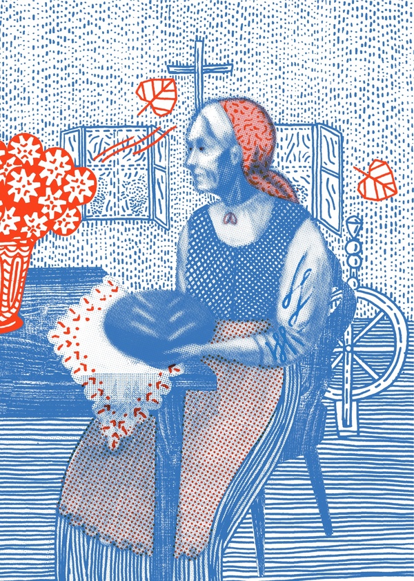 Božena 200 ilustrace