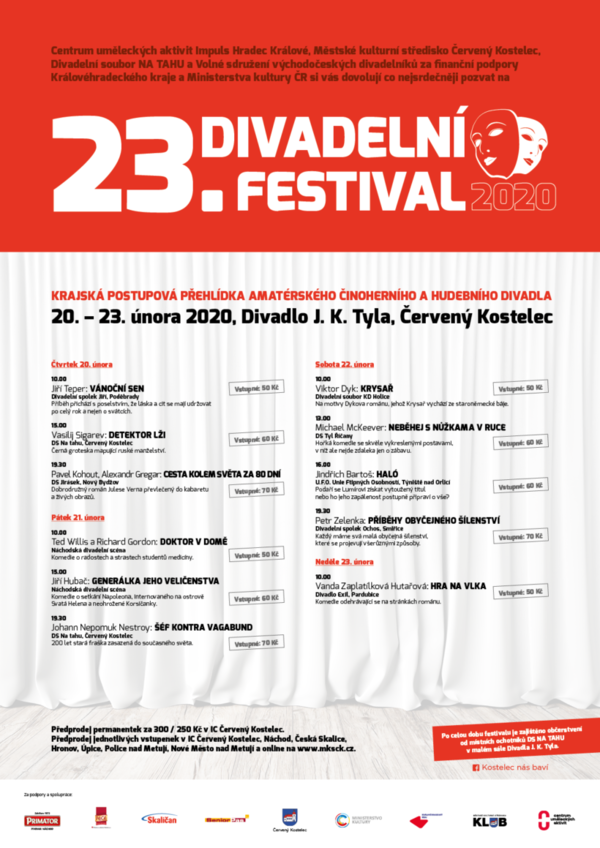 Divadelní festival plakát