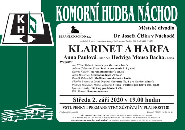 Klarinet a harfa