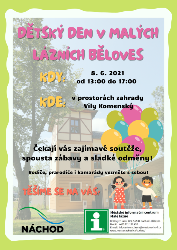 Dětský den v Malých lázních Běloves