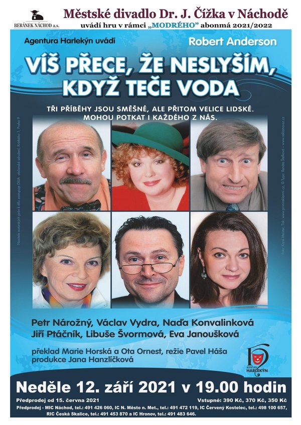 Víš přece, že neslyším, když teče voda