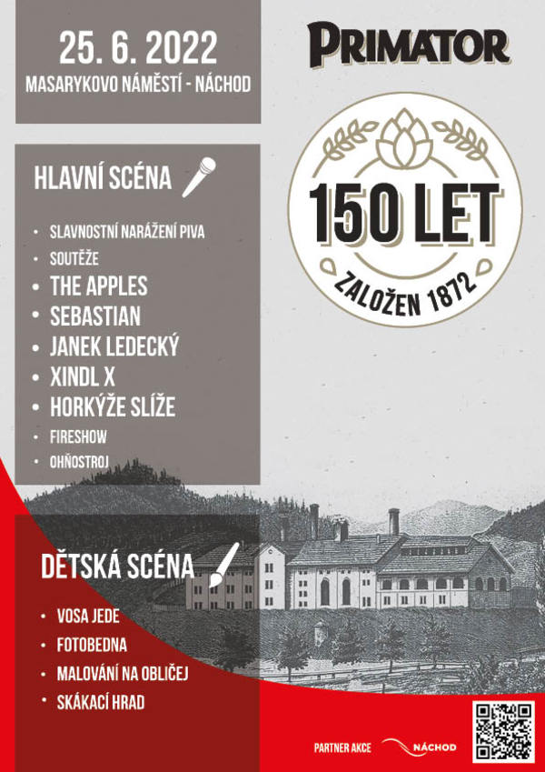OSLAVY 150 LET PIVOVARU PRIMÁTOR