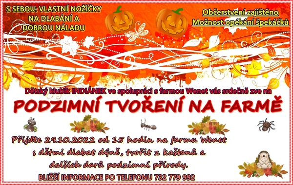 podzimní tvoření farma wenet