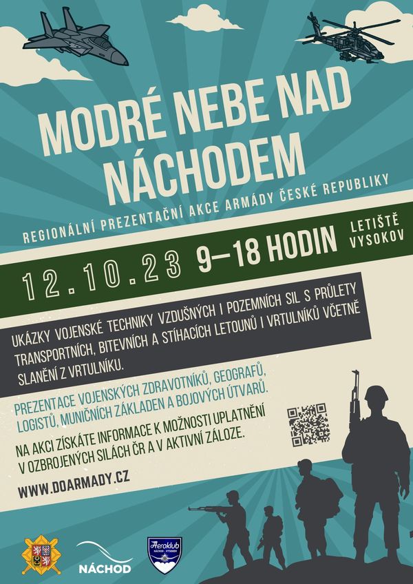Modré nebe nad Náchodem