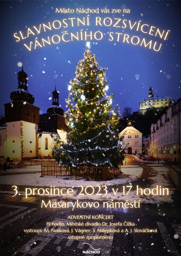 Slavnostní rozsvícení vánočního stromu