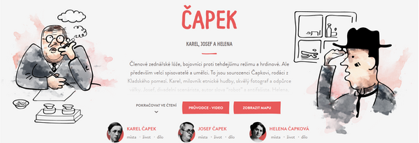 čapek web