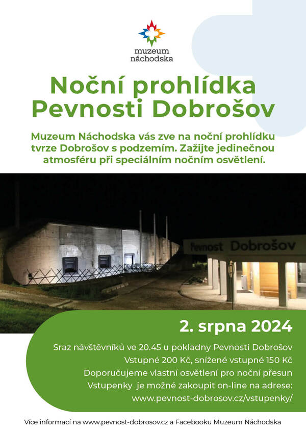 Noční prohlídka Pevnosti Dobrošov